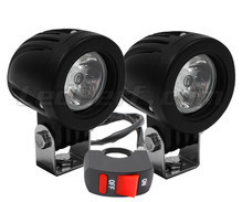 Extra LED-strålkastare för skoter Gilera Stalker - Lång räckvidd