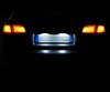 Paket LED-lampor (ren vit 6000K) skyltbelysning bak för Audi A4 B7