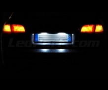 Paket LED-lampor (ren vit 6000K) skyltbelysning bak för Audi A4 B7