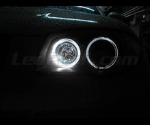 Paket med LED-lampor Angel Eyes (ren vit) för BMW 1-Serie fas 2 - Standard