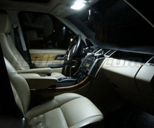 Full LED-lyxpaket interiör (ren vit) för Rover L322 Sport