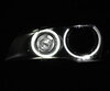 Paket Angel Eyes H8 med LED-lampor (ren vit 6000K) för BMW X5 (E70) - Standard