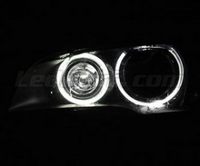 Paket Angel Eyes H8 med LED-lampor (ren vit 6000K) för BMW X5 (E70) - Standard