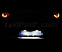 Paket LED-lampor (ren vit 6000K) skyltbelysning bak för Seat Ibiza 6J