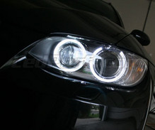 Paket Angel Eyes H8 med LED-lampor (ren vit) för BMW 3-Serie (E92 - E93) - MTEC V3.0