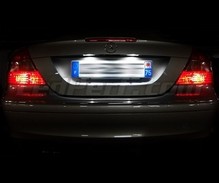 Paket LED-lampor (ren vit 6000K) skyltbelysning bak för Mercedes CLK (W209)