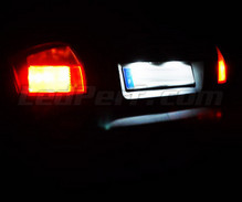 Paket LED-lampor (ren vit 6000K) skyltbelysning bak för Audi A4 B6
