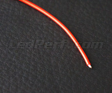 Kabel röd 0,5 mm² - 1 meter