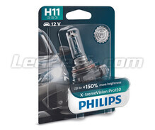 1x Lampa H11 Philips X-tremeVision PRO150 55W 12V - 12362XVPB1