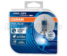 Paket med 2 lampor H4 Osram Cool Blue Boost - 5000K - 62193CBB-HCB