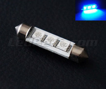 LED-spollampa 42 mm - Blå - System mot färddatorfel - C10W