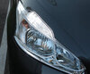 Paket LED-lampor till parkeringsljus och varselljus (xenon vit) för Peugeot 208 (utan xenon original)