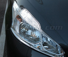 Paket LED-lampor till parkeringsljus och varselljus (xenon vit) för Peugeot 208 (utan xenon original)
