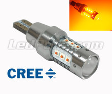 Lampa T15 WY16W till 16 LED-chips CREE - Ultra kraftfull - Orange