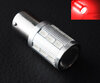 Lampa P21/5W Magnifier vid 21 LED-chips SG Hög Effekt + Förstoringsglas Röda Sockel BAY15D