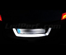 Paket LED-lampor för skyltbelysning (xenon vit) för Renault Megane 2