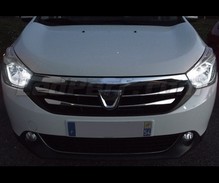 Paket LED-lampor till parkeringsljus (xenon vit) för Dacia Lodgy