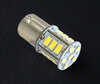 LED-lampa R10W till 21 LED-chips Vita - Sockel BA15S