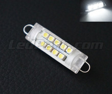 LED-spollampa Vinklad 42mm - vita - C10W
