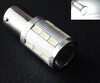Lampa P21/5W Magnifier vid 21 LED-chips SG Hög Effekt + Förstoringsglas vita Sockel BAY15D