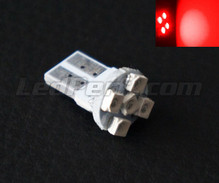 Lampa T10 Efficacity till 5 LED-chips TL Röda (w5w)
