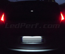 Paket LED-lampor för skyltbelysning (xenon vit) för Dacia Lodgy