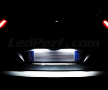 Paket LED-lampor (ren vit) skyltbelysning bak för Ford Focus MK2