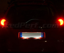 Paket LED-lampor för skyltbelysning (xenon vit) för Peugeot 107