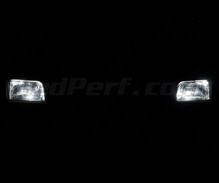 Paket LED-lampor till parkeringsljus (xenon vit) för Renault Clio 1