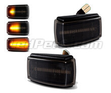 Dynamiska LED-sidoblinkers för Volvo S70