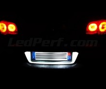 Paket LED-lampor (vit 6000K) bakre skyltbelysning för Volkswagen Tiguan utan facelift (< 2010)