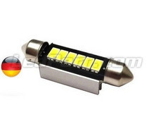 LED-spollampa 42mm RAID6 - Vit - C10W