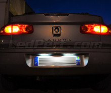 Paket LED-lampor för skyltbelysning (xenon vit) för Renault Laguna 2