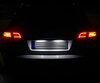 Paket LED-lampor (ren vit 6000K) bakre skyltbelysning för Audi A3 8P Leon FACELIFT (omgjord)