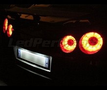 Paket LED-lampor för skyltbelysning (xenon vit) för Nissan GTR R35