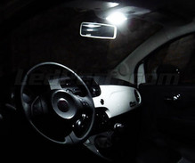 Full LED-lyxpaket interiör (ren vit) för Fiat 500