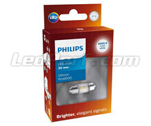 LED-spollampa C3W 30mm Philips Ultinon Pro6000 kallt vitt 6000K - 24844CU60X1 - 24V