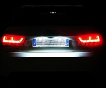 Paket LED-lampor (ren vit 6000K) skyltbelysning bak för Audi A1
