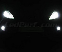 Paket LED-lampor för dimljus (xenon vit) till Ford Fiesta MK7