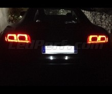 Paket LED-lampor (ren vit 6000K) skyltbelysning bak för Audi R8 före 2010