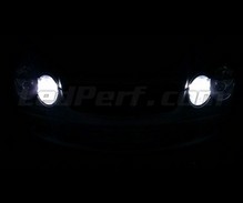 Paket LED-lampor till parkeringsljus (xenon vit) för Mercedes SL R230