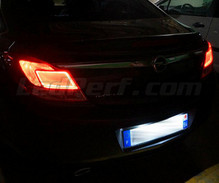 Paket LED-lampor för skyltbelysning (xenon vit) för Opel Insignia
