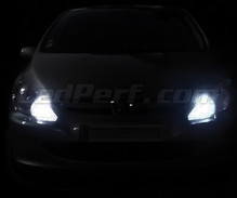 Paket LED-lampor till parkeringsljus (xenon vit) för Peugeot 307