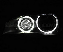 Paket Angel Eyes H8 med LED-lampor (ren vit 6000K) för BMW X6 (E71 E72) - Standard