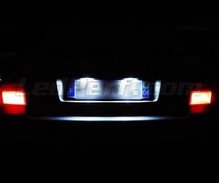 Paket LED-lampor (ren vit 6000K) skyltbelysning bak för Audi A4 B5