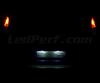 Paket LED-lampor för skyltbelysning (xenon vit) för Peugeot 807