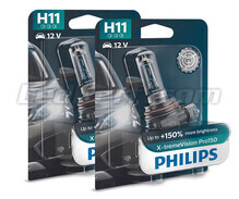 Paket med 2 lampor H11 Philips X-tremeVision PRO150 55W - 12362XVPB1