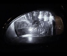Paket LED-lampor till parkeringsljus (xenon vit) för Opel Corsa B