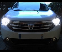 Paket med Xenon Effekt-lampor för Dacia Dokker strålkastare