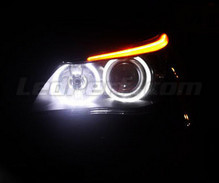 Paket LED-lampor till Angel Eyes för BMW 5-Serie (E60 E61) Fas 1 - Med original Xenon -Standard